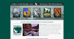 Desktop Screenshot of cedarcreekrealty.com